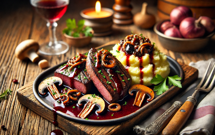 Titelbild Rehleber in Portweinsauce