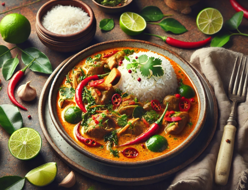 Kaninchencurry mit Kokosmilch und Limettenblättern – Exotische Wildküche