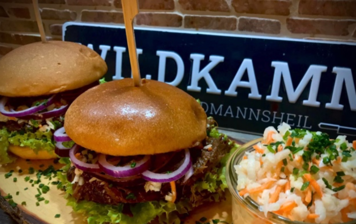 Titelbild Pulled Deer Burger